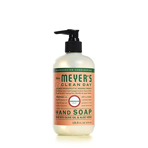 MEYERS GERANIUM LIQUID HAND SOAP 12.5 OZ