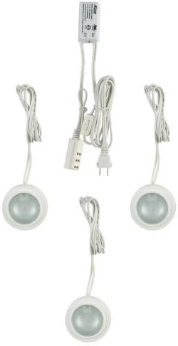 Alico Industries MZ413-5-16-K Zee-Puk Collection 3-Light Complete Kit, Stainless Steel Finish with Frosted Lens by Alico Industries