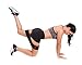 World of Fit Black Hip Resistance Band - Non-Slip Elastic Bands for Exercise - Workout Bands for Butt and Legs - Exercise Bands for Women/Men - Booty Bands Workout Equipment (L)