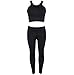 Premium Yoga Clothes Sets - Active Wear Tank Top/Bra and High-Waist Leggings 2 Piece Sets - Women Gym Clothes