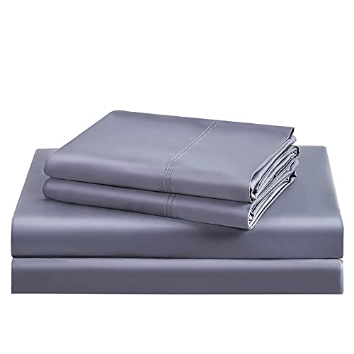 BEDELITE 100 Bamboo Sheets Queen Size, Luxury Cooling Bamboo Bed