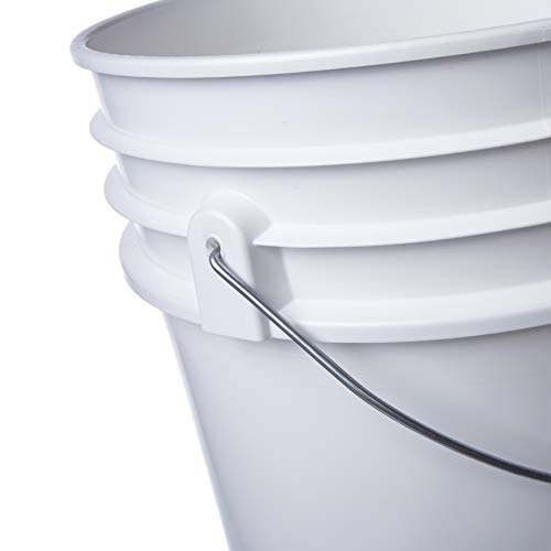 Letica Premium 5 Gallon Bucket, HDPE, White, 1 Pack Pricepulse