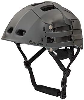 Casque Pliable Plixi Fit pour vélo, Trottinette électrique, Overboard, gyroroue, Skateboard, Roller, VAE - Norme CE EN1078, même Protection Qu’Un Casque Classique - Volume divisé par 3