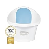 Shnuggle Baby Bath Tub - Compact Support Seat for Newborns, Wash Infants and Make Bath Time Easy, 0-12m, Blue