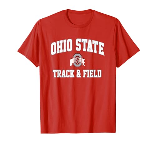 Ohio State Buckeyes Men's Track & Field Riedinger Red T-Shirt