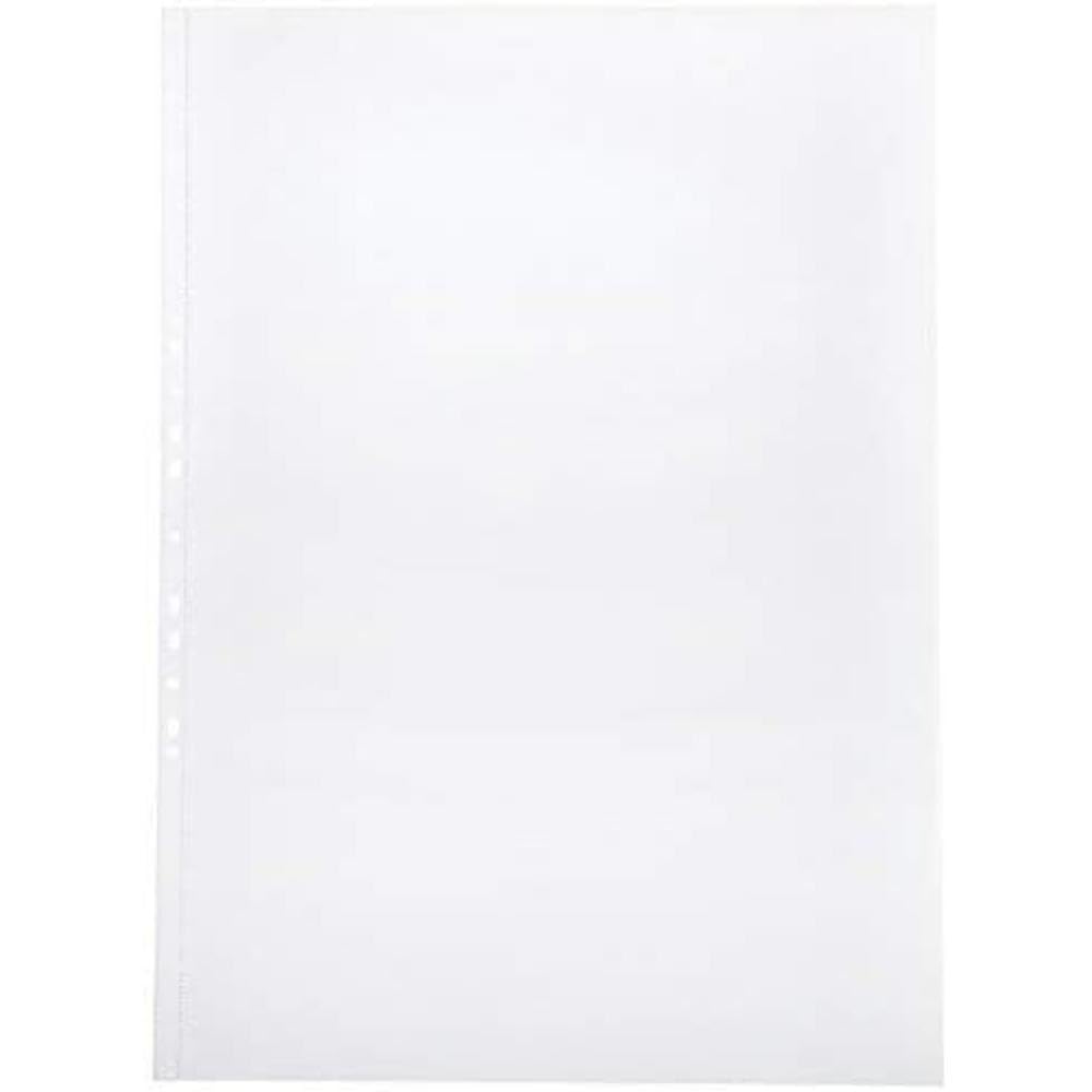 Westfolio Course Book Clear Display Sleeves A2 Pack Of 10, Polly Pocket Sleeves For Presentation File Document Wallet Folder