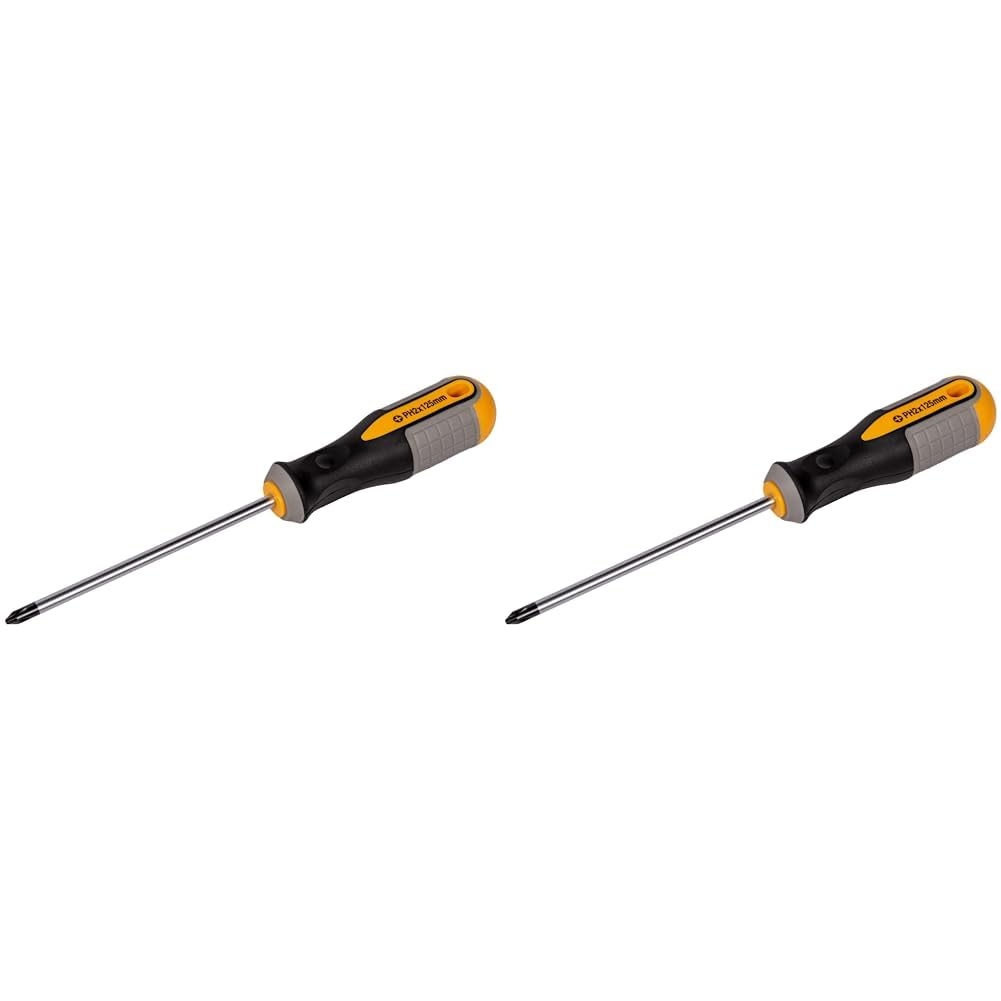 Roughneck ROU22132 Screwdriver - Phillips PH2x125mm (Pack of 2) — image 1