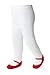 Baby Emporio-Baby Girl-Classic Mary JaneTights-Anti-slip-Cotton-Gift Pouch (0-6 Months,Red)