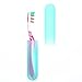 KLOUD City Pack of 5 Different Color Plastic Toothbrush Case/Holder for Travel Use (Style ONE)
