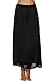 Avidlove Women Lingerie Slips Satin Snip-it Half Slip Lace Underskirt Long Black,XX-Large