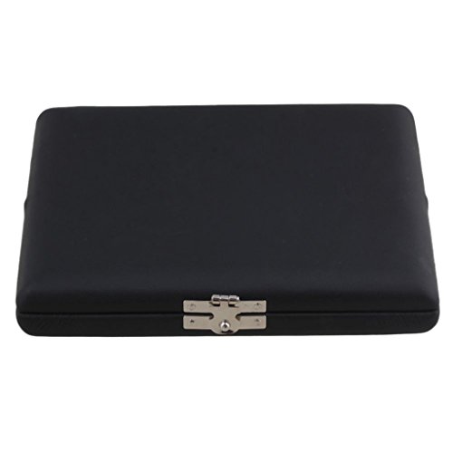 image for MonkeyJack Black PU Leather Oboe Reed Case Storage for 12 Reeds Woodwi
