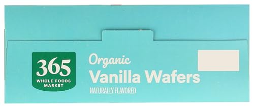 365 BY WHOLE FOODS MARKET, ORGANIC VANILLA WAFERS, 9 OUNCE
