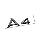 AUTO-P automotive ABS plating logo for Audi conversion (A4 Bright black)