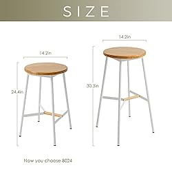 Aodrova Bar Stools, Modern Counter Height Stools