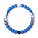 Lokai Silicone Beaded Bracelet for Shark Awareness - Small, 6 Inch Circumference - Jewelry Fashion Bracelet Slides-On for Comfortable Fit for Men, Women & Kids