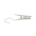 Drying Clips, Laundry Hooks, Hanging Clothing Clothespins Clip, 20 Pack, Clothes Pin Hangers, White Plastic, Clothes Line Hanging Laundry, Portable, Travel, Air Dry, Drip Dry, Outdoor Hang Drying