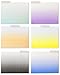 Decorative File Folders in Ombre Colors, Letter Size (9.5 x 11.5 Inches, 12-Pack)