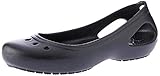 crocs Women's Kadee Ballet Flat,Black/Black,8 M US