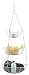 RSVP 3-Tier Hanging Wire Basket, White