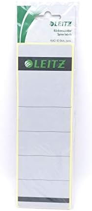 DELIGHT LEITZ BOX FILE LABEL BROAD SMALL WHITE-1642-00-85 10LABELS/PACK