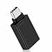USB-C Adapter,Type C Adapter,[3 Pack],Hi-Speed USB-C to USB-A 3.0 Adapter for USB Type-C Devices,for MacBook,ChromeBook Pixel,Nexus 5X,Nexus 6P,Nokia N1 Tablet and More Devices[Black]