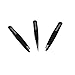 Prefer Beauty 3-Piece Stainless Steel Slanted Pointed and Square Tweezers Kit