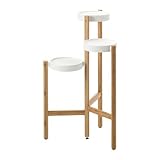 Ikea Plant stand, bamboo, white 1026.17265.2218
