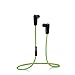 Jarv NMotion Sport Wireless Bluetooth 4.0 Stereo Earbuds/Headphones with in-Line Microphone, Green