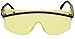 Honeywell Home Amber Safety Glasses, Scratch-Resistant, Half-Frame, Amber/Black (S145)