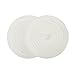 Kirecoo 2 Pack Bathtub Stopper, 6 Inches Large Silicone Tub Stopper, Flat Suction Drain Covers, Bath Plug for Tub, Kitchens, Bathrooms and Laundry(White)