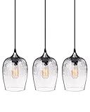 ARIAMOTION Island Lights Glass Pendant Lighting for