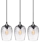 ARIAMOTION Island Lights Glass Pendant Lighting for