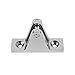 LEANINGTECH 2 PCS Deck Hinge Mount Bimini Top Boat 316 Grade Stainless Steel Fitting Hardware