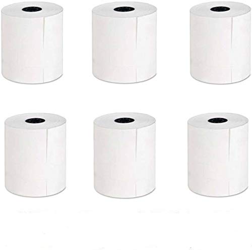 REALON THERMAL BILLING PAPER ROLLS (3 INCH) 79mmx50meter- WHITE COLOUR, SET OF 20 ROLLS