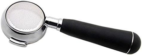 E61 Espresso Bottomless Naked Portafilter w/Contoured Matte Handle & 21 gram Insert Basket