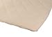 Waterproof Cotton Quilted Pack n Play Mattress Cover | Mini Crib Mattress Cover | All in one Mattress Pad Cover and Cozy Pack n Play Sheet Hypoallergenic, Cream by Ely's & Co