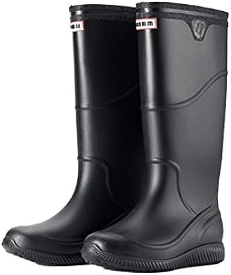 Amazon Kape1 レインブーツ 長靴 雨靴 メンズ ロング 完全防水 防滑 レインシューズ ゴム 釣り 農作業 ガーデニング 洗車 通勤 通学 雪 除雪 疲れにくい 履きやすい かっこいい 男性 軽い 軽量 アウトドア 雨の日 黒 ハイキング 梅雨
