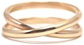 14k Solid Gold Infinity Ring - Unique Wedding Band, Promise Ring, Anniversary Ring