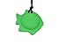 chubuddy Chewable Fish Pendant chewie, non-toxic material-fern