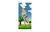 Franco Skeleton Cotton Beach Towel, Gamer Pattern