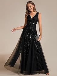 Ever-Pretty Women's Sexy Sleeveless V-Neck Evening