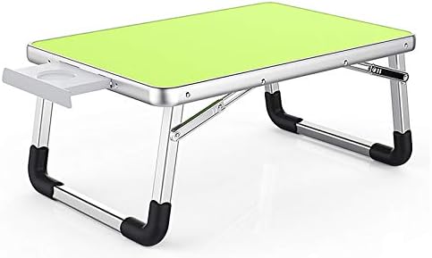 Contempo Views Laptop Desk Bed Table Foldable Tray -Use on The Coach, Floor, Bed - Reading, Writing, Drawing, Computing, Eating (Green)