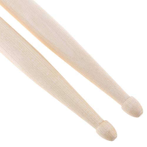 7A Drumsticks, 5 Pair Drum Sticks Maple Wood Drumsticks Drum Accessories Wood Tip Drumstick Multi Color for Kids Children Students Adults and Beginners - Thumbnail 2