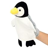 Easfan Penguin Hand Puppet with Movable Arms Plush