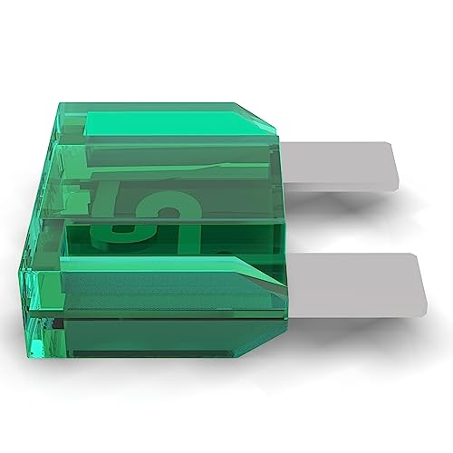 AUPROTEC Maxi Blade Fuse 20-80A Automotive Plug-in Fuse Choice: 30A Amps, Green, 1 Piece