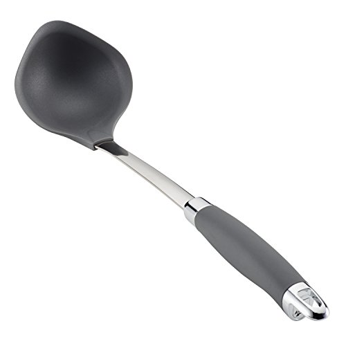 Anolon 46287 SureGrip Tools and Gadgets Ladle, 13-1/4", Gray