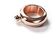 Wrist Flask Booze Bangle | Women's Bracelet Shot Flask for Liquor | AAA Grade Stainless Steel - Rose Gold No Rust | Secret Spill Proof Jumbo Wine Alcohol Bracelet for Festival / Party 4 Ounce by Nova