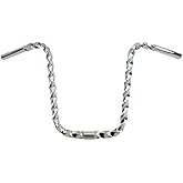 Alta All Square Twisted 25" Wide Bike Handlebar, 25.4mm, 13" Rise