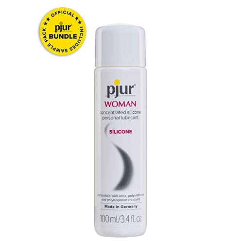 pjur Woman Silicone Based Personal Lubricant for Sex Exclusive Formula for Female/Women Skin Special Promotional Bundle | 3.4 fl oz/100 ml