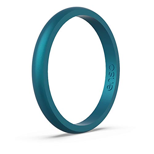 Enso-Rings-Halo-Birthstone-Silicone-Ring-Made-in-The-USA-Lifetime-Quality-Guarantee-Comfortable-Breathable-and-Safe